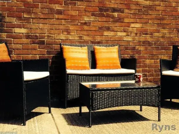 6 Seater Marble Top Dining Table with Chairs