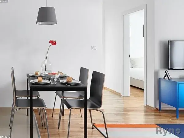 Study Table with Bookshelf and Office Chair